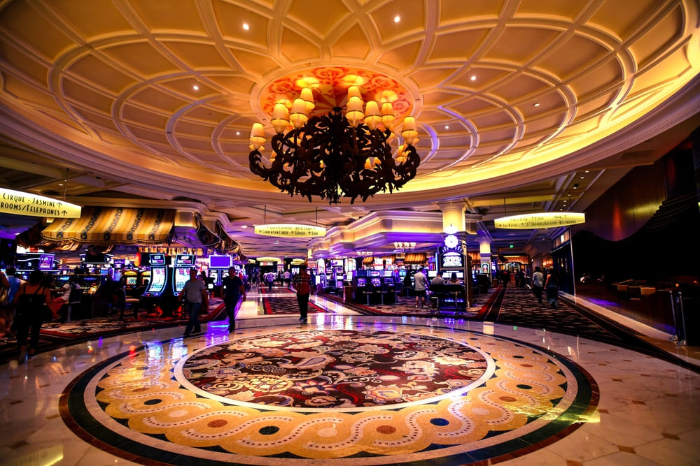 Elegant Bellagio casino interior luxury design