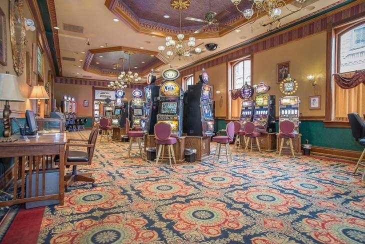 Historic Bullock Hotel casino interior