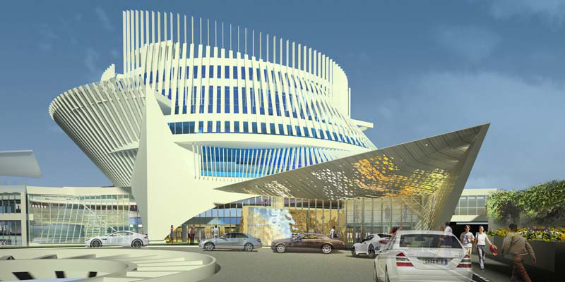 Historic casino de Montreal Expo pavilion architecture