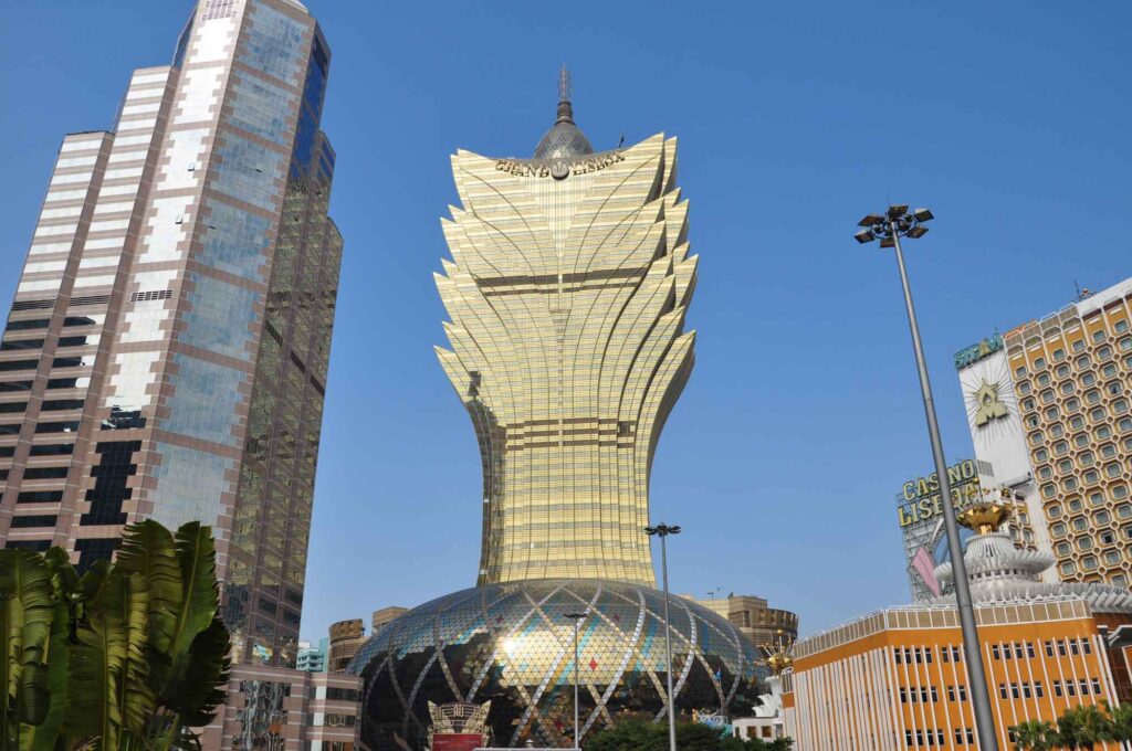 Historic Grand Lisboa casino opening day