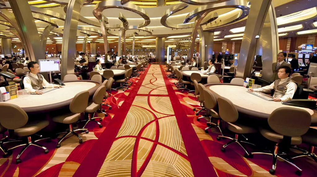 Marina Bay casino interior modern design