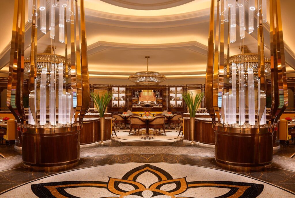 Modern Wynn Palace casino floral-themed interior trends