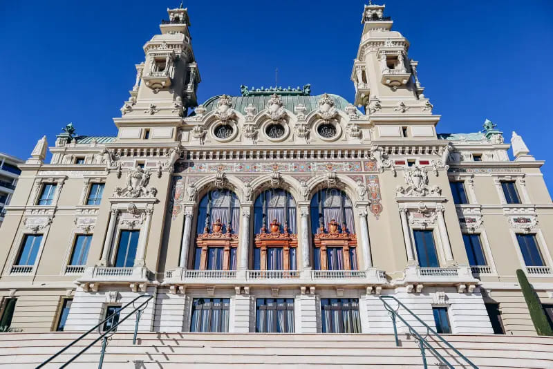 Monte Carlo casino architecture and façade design