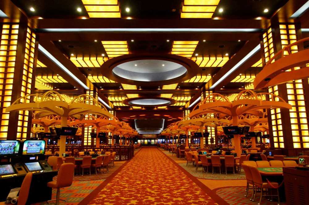 Resorts World casino interior design