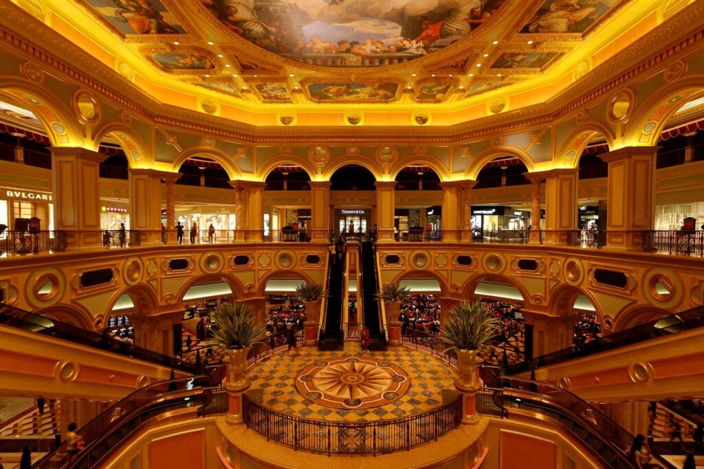 Venetian Macao casino interior hall